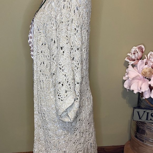 American Eagle knit long sweater size medium - Picture 5 of 11